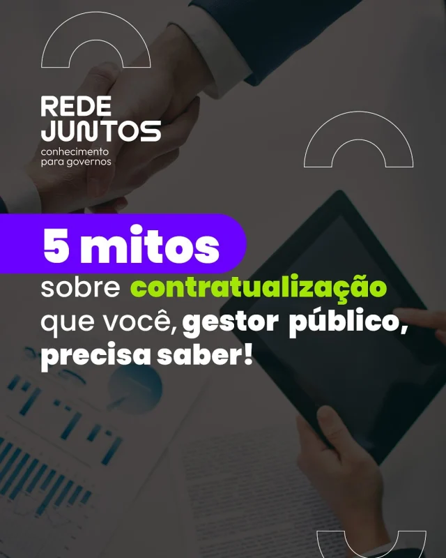 Se você é gestor público, provavelmente já deve ter ouvido falar de Parcerias Público-Privadas de impacto soccial e, provavelmente, nem sempre com uma visão positiva. Mas e a contratualização? Você sabe o que realmente significa?

Muitos gestores ainda não conhecem esse termo e acabam confundindo com privatização, terceirização ou até mesmo falta de transparência. O problema é que essa falta de informação pode impedir o uso de ferramentas eficientes para melhorar a gestão de serviços públicos.

Esperamos que estes 5 mitos sejam útil para você e colaborem com o seu conhecimento sobre o tema! 💜

Lá na plataforma Rede Juntos você pode conferir mais sobre o assunto: link na bio. 😉

#PPPs #Contratualização #GestaoPublica #PoliticasPúblicas